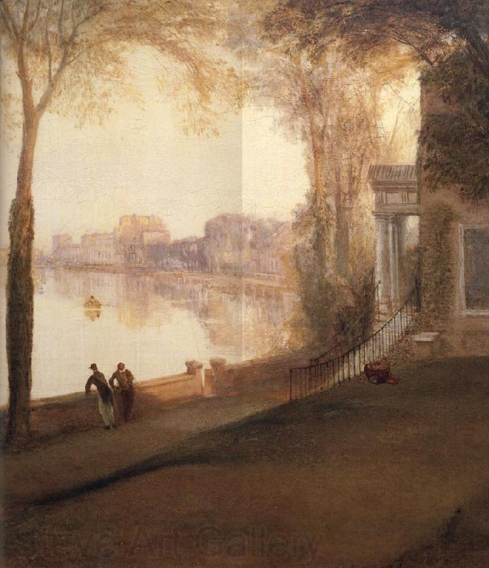 Joseph Mallord William Turner Details of Mortlake terrace:early summer morning